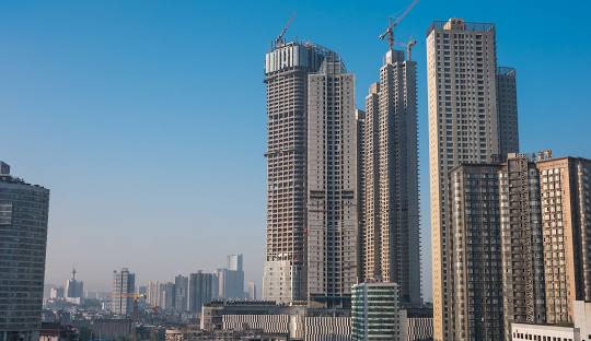 Highrise buidings in Changsha city